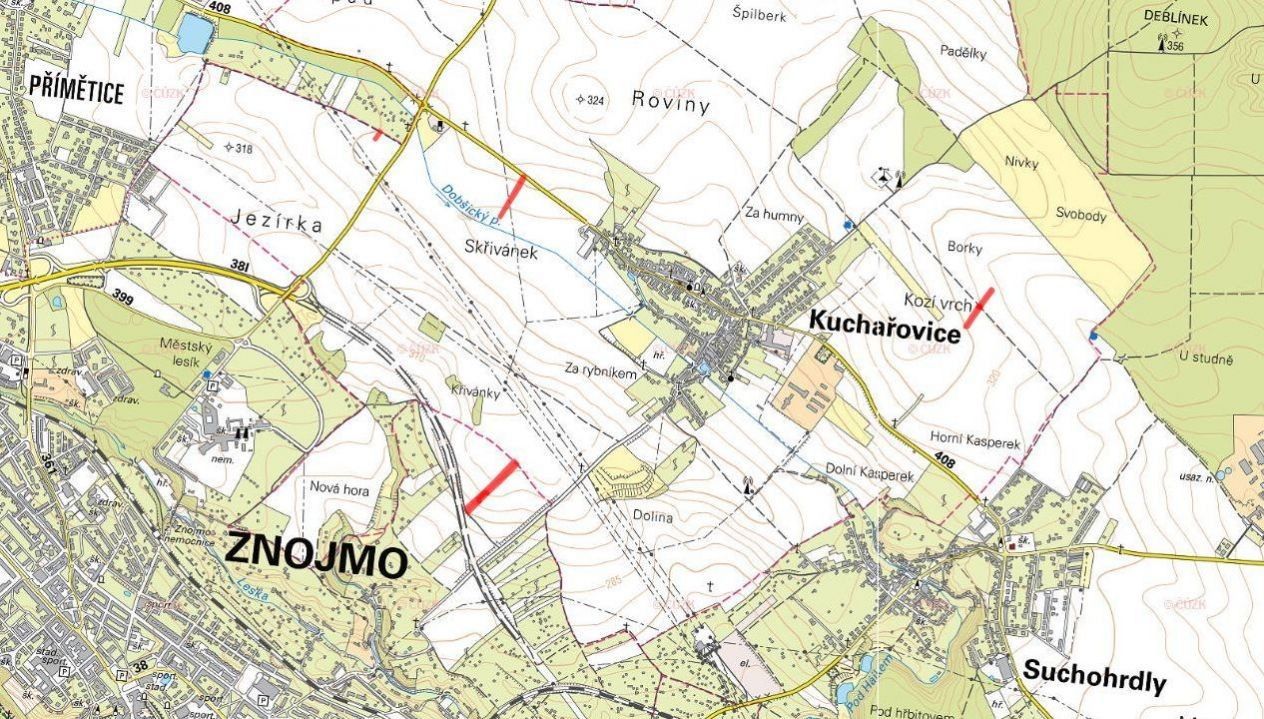 Prodej zemědělský pozemek - Kuchařovice - 5