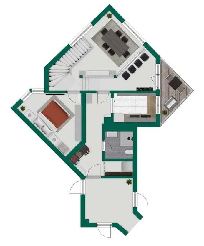 3+kk, , Bádensko-Württembersko, 110 m² - 1