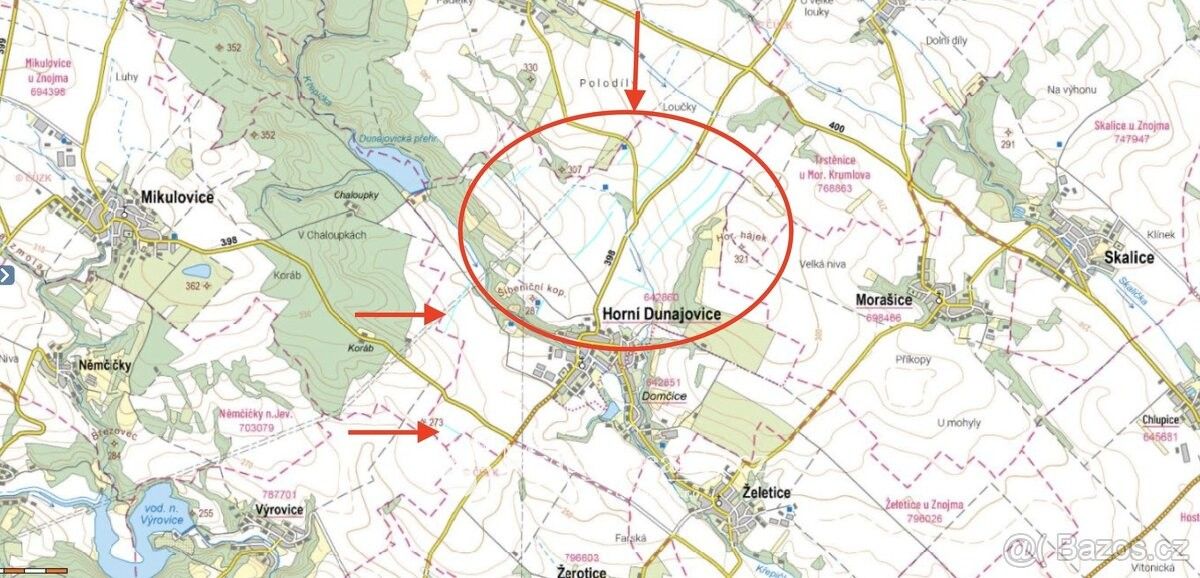 Prodej pozemek pro bydlení - Horní Dunajovice, 671 34 - 2