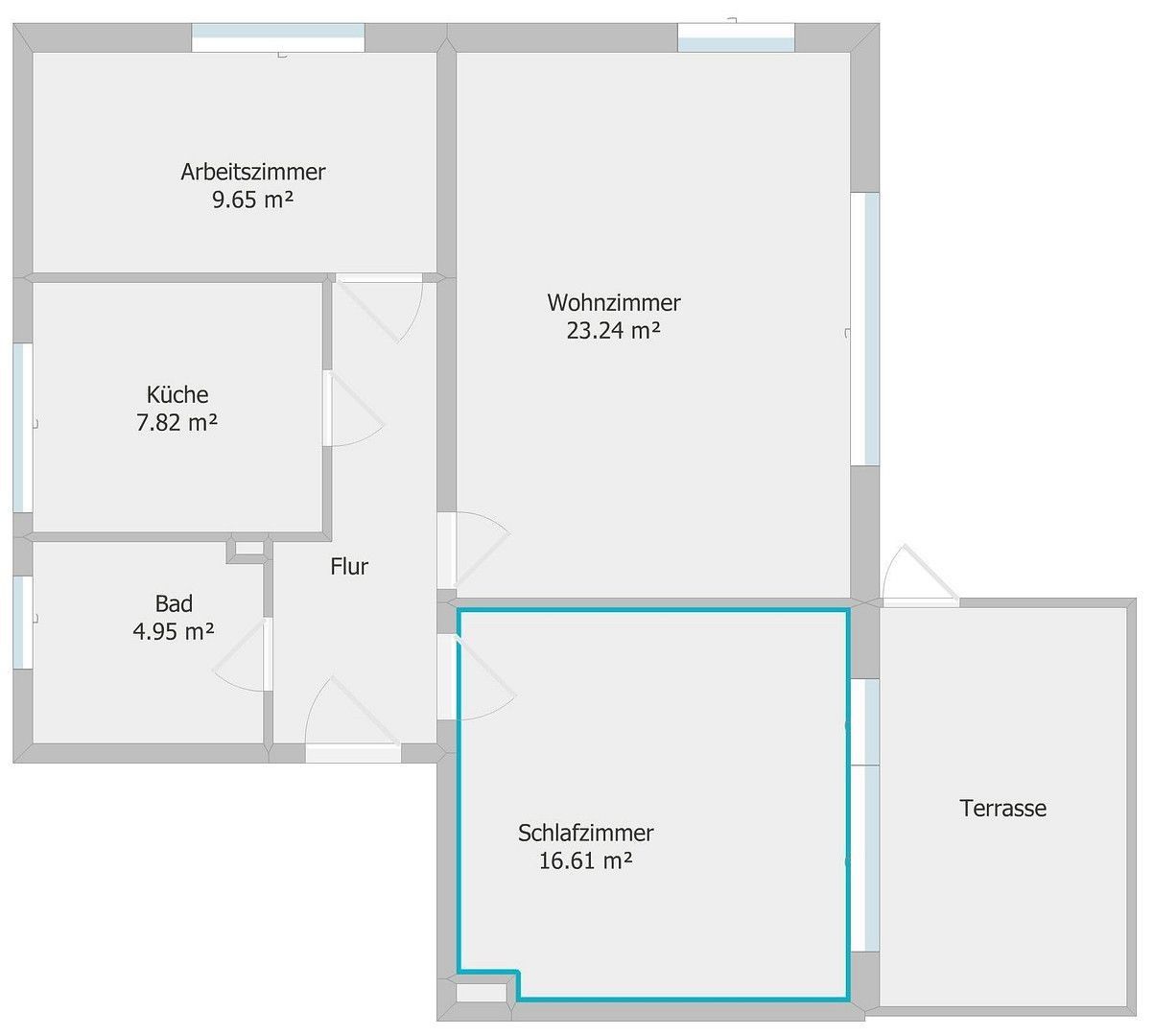 3+1, , Severní Porýní-Vestfálsko, 71 m² - 2