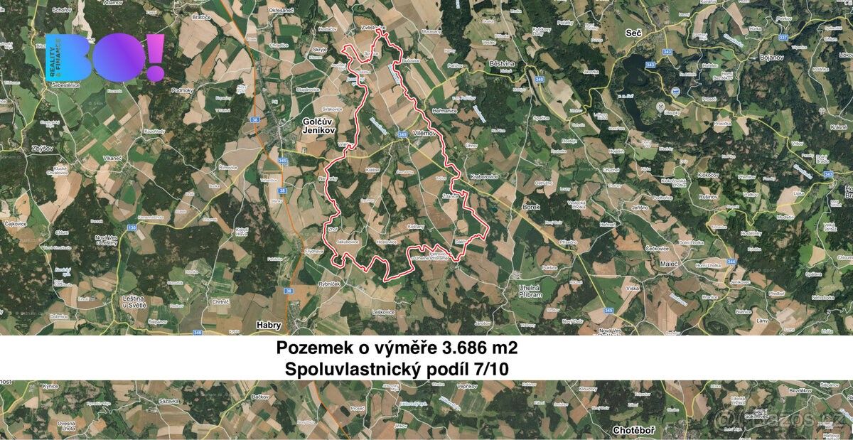 Zemědělské pozemky, Vilémov u Golčova Jeníkova, 582 83, 2 581 m²