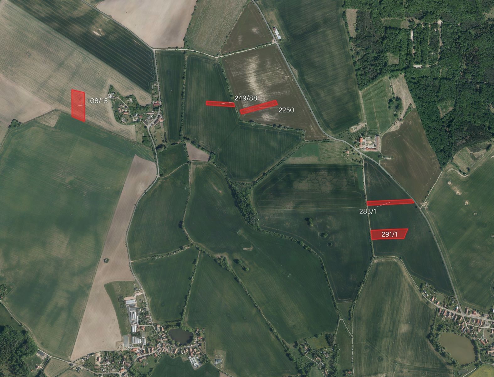 Zemědělské pozemky, Jedousov