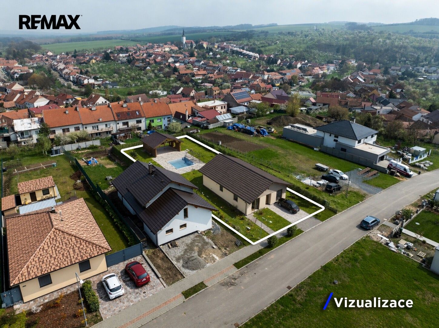 Pozemky pro bydlení, Ostrožská Lhota, 1 530 m² - 2