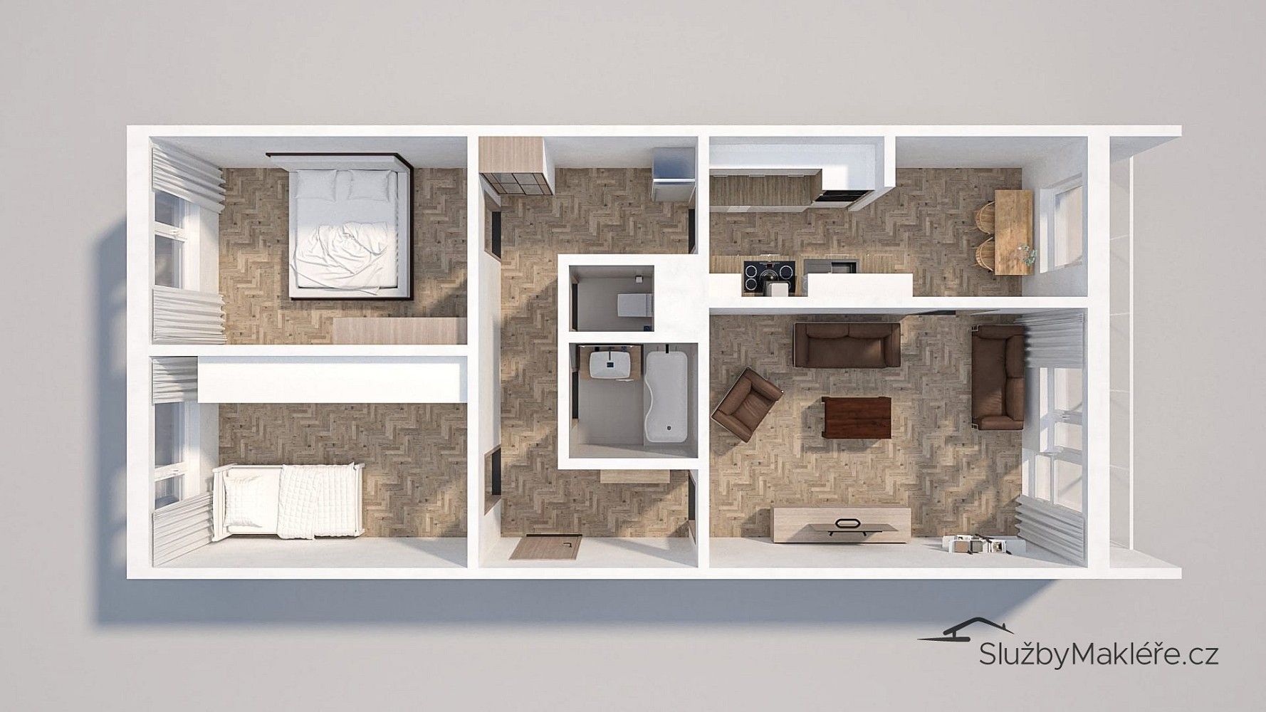 Byt 3+1 · 79 m² · Praha - Stodůlky, okres Praha 13, Hlavní město Praha - 4