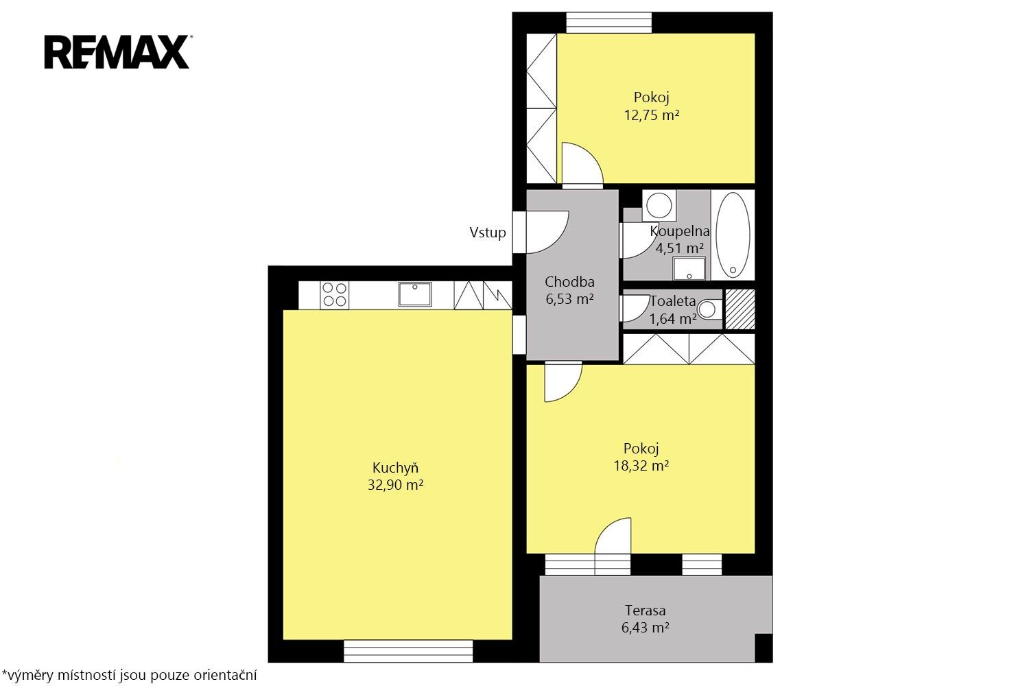 Byt 3+kk · 77 m² · Nová Přímětická 754, Znojmo Přímětice - 3