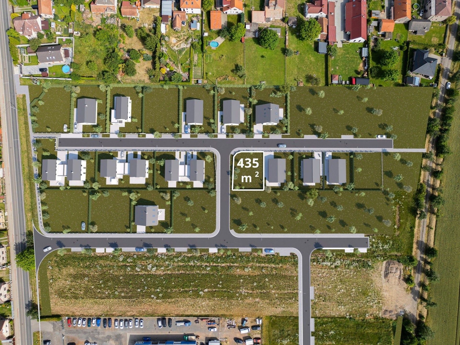 Pozemky pro bydlení, Zaječice