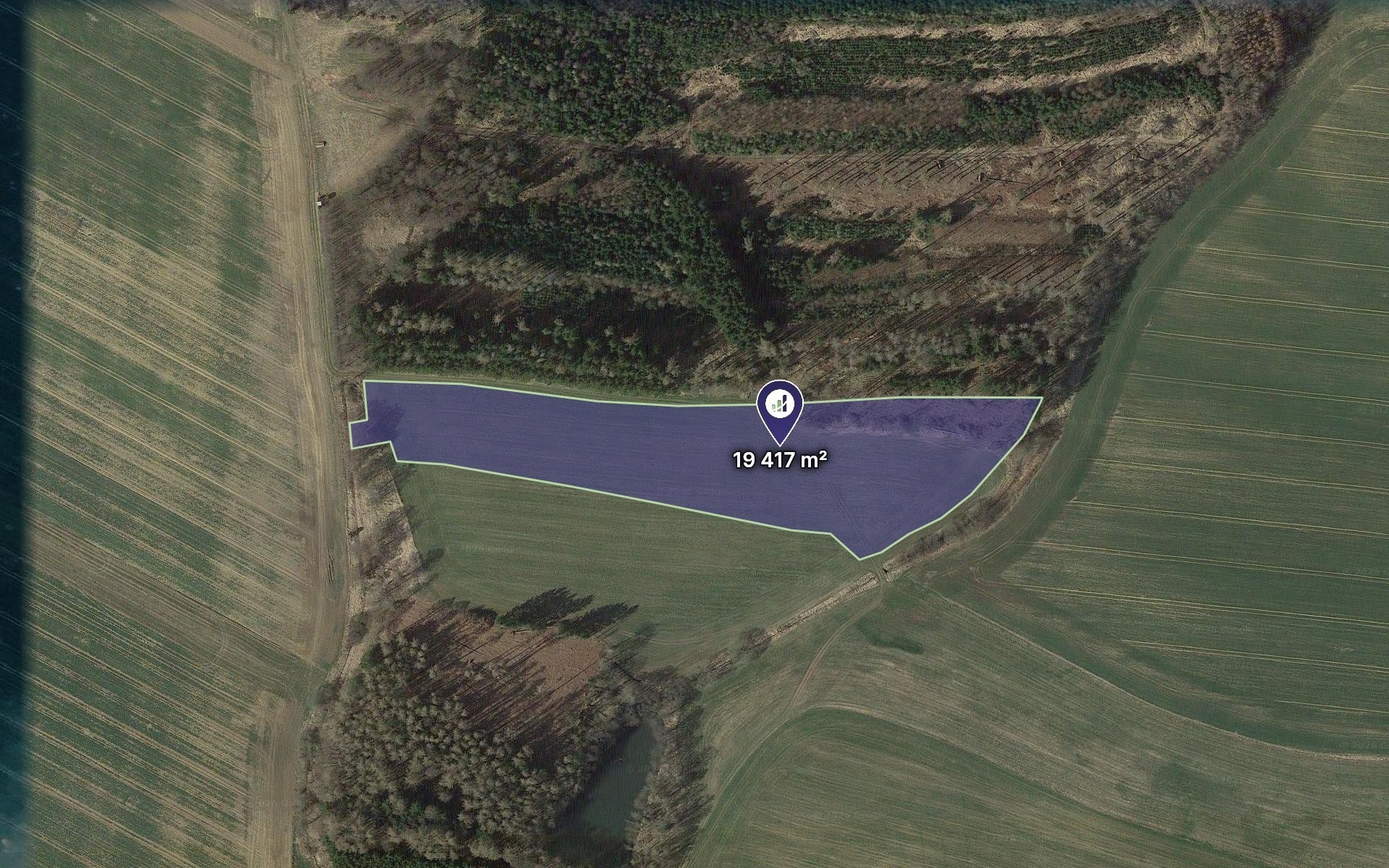 Zemědělský pozemek, 9 709 m²