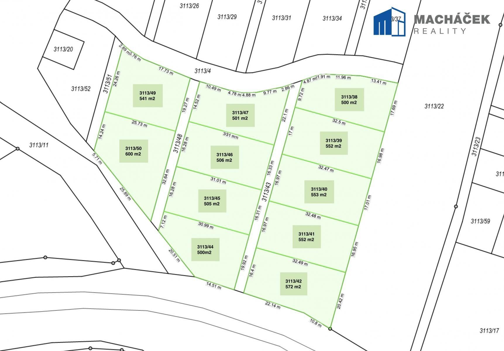 Prodej zahrada - U koupaliště  , Duchcov, 988 m²