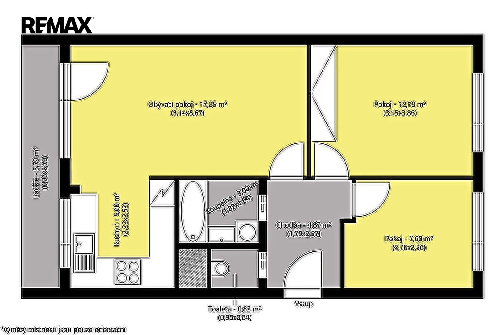 Prodej byt 3+kk - Generála Antonína Sochora 1937, Nymburk, 62 m² - 2