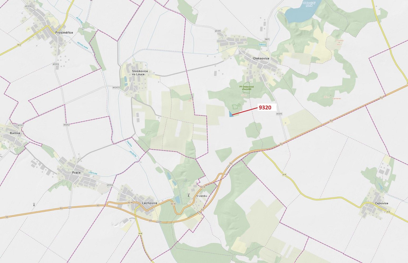 Les, 4 862 m²