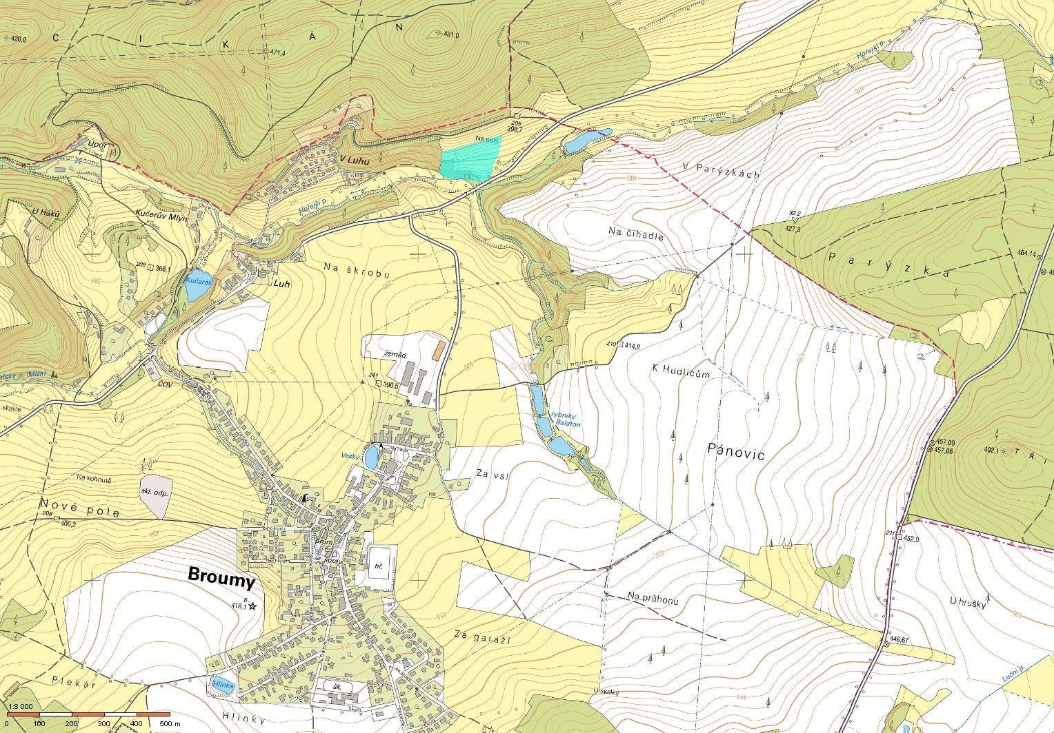 Louka · 8 710 m² · Broumy - 4