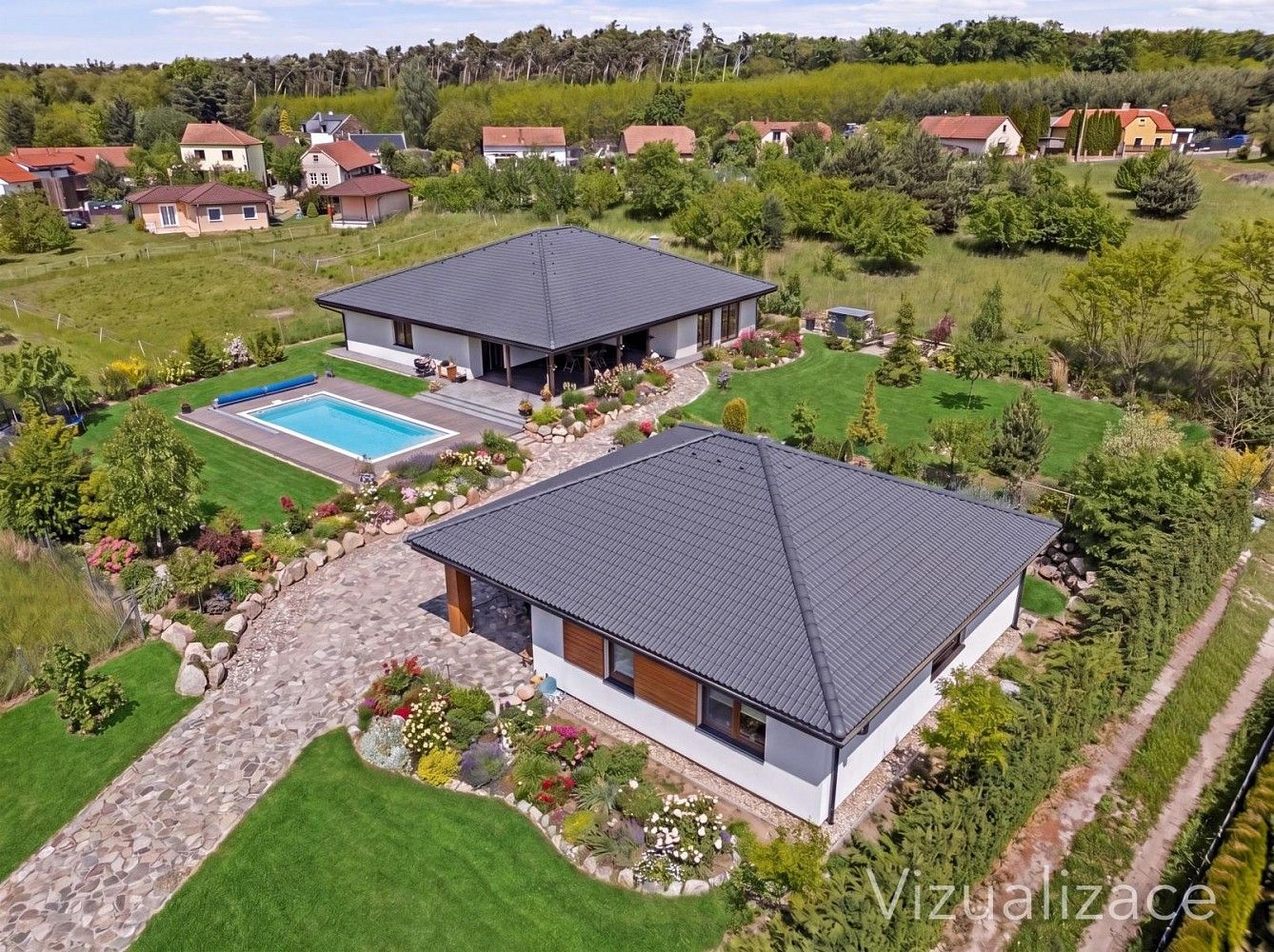 Rodinné domy, Němčice, okres Kolín, Středočeský kraj, 243 m² - 1