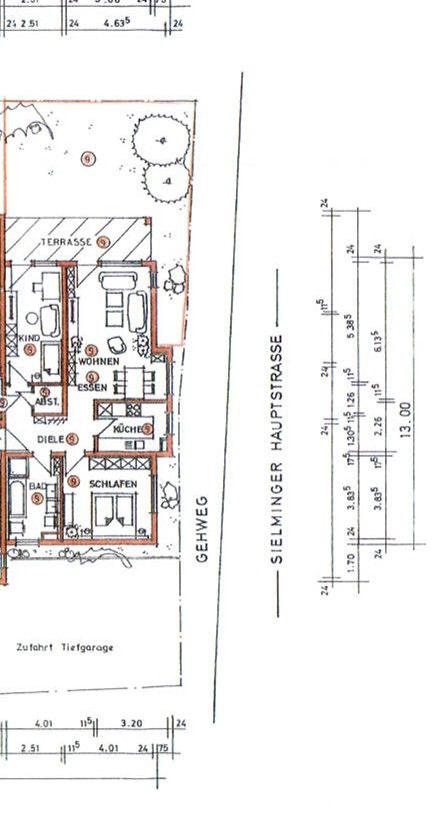3+1, Sielminger Hauptstraße 55, , Bádensko-Württembersko, 89 m² - 1