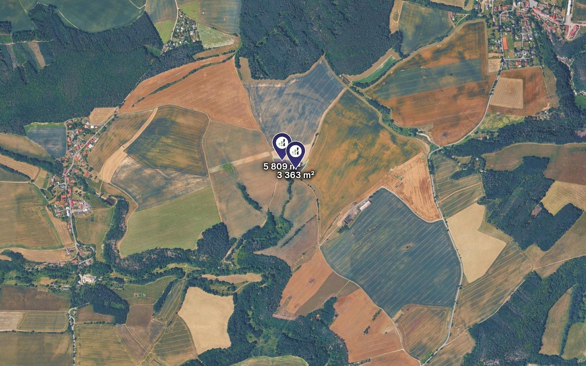Zemědělský pozemek · 9 172 m² · Bratřínov - 2