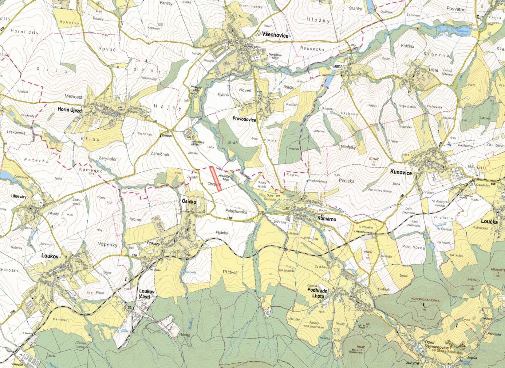 Zemědělské pozemky, Osíčko - 2
