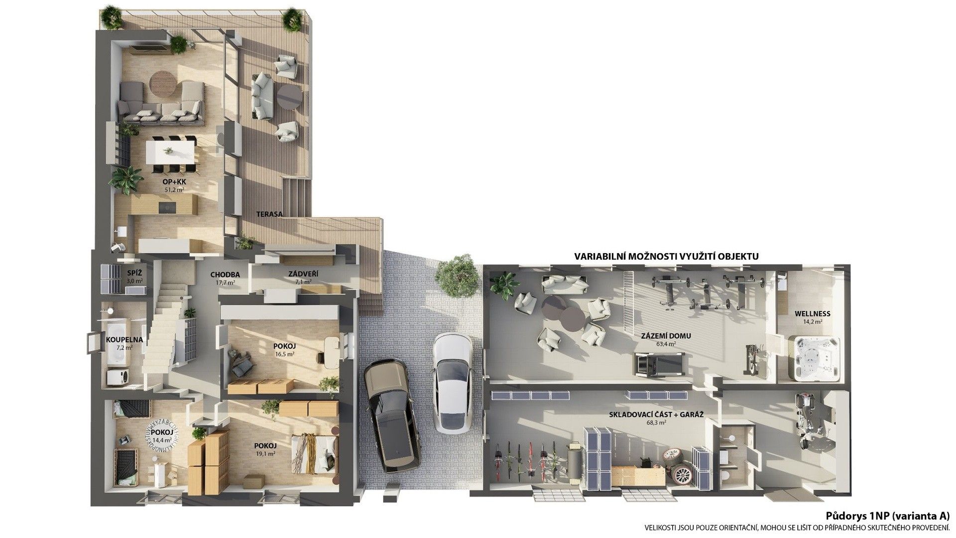 Prodej rodinný dům - Dvořákova 273, Rudná, 302 m²