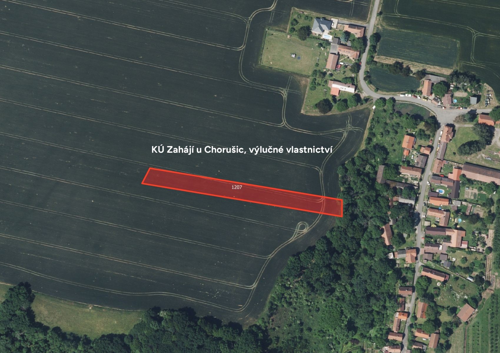 Prodej zemědělský pozemek - Chorušice - 1