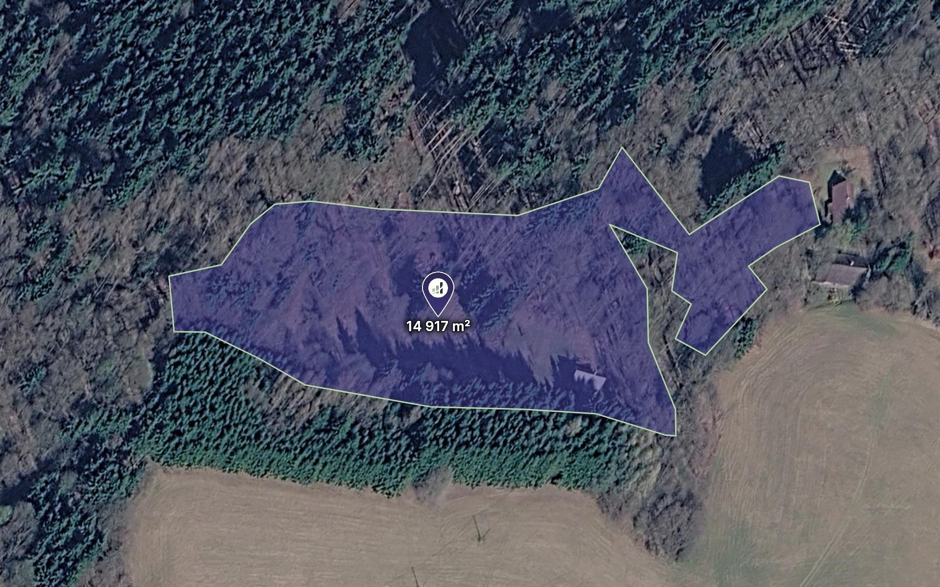 Louky, Semily, 4 972 m² - 1