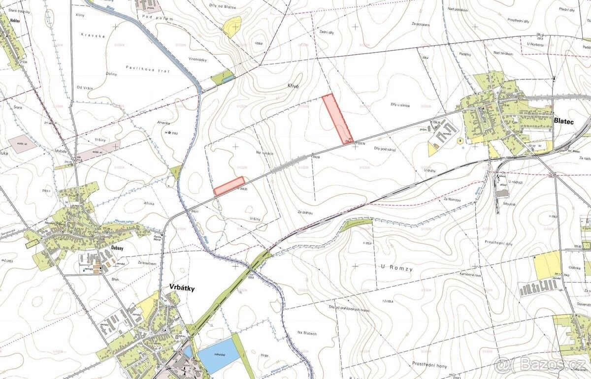 Prodej pozemek pro bydlení - Dub nad Moravou, 783 75