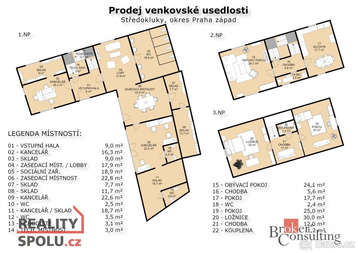 Prodej rodinný dům - Středokluky, 252 68