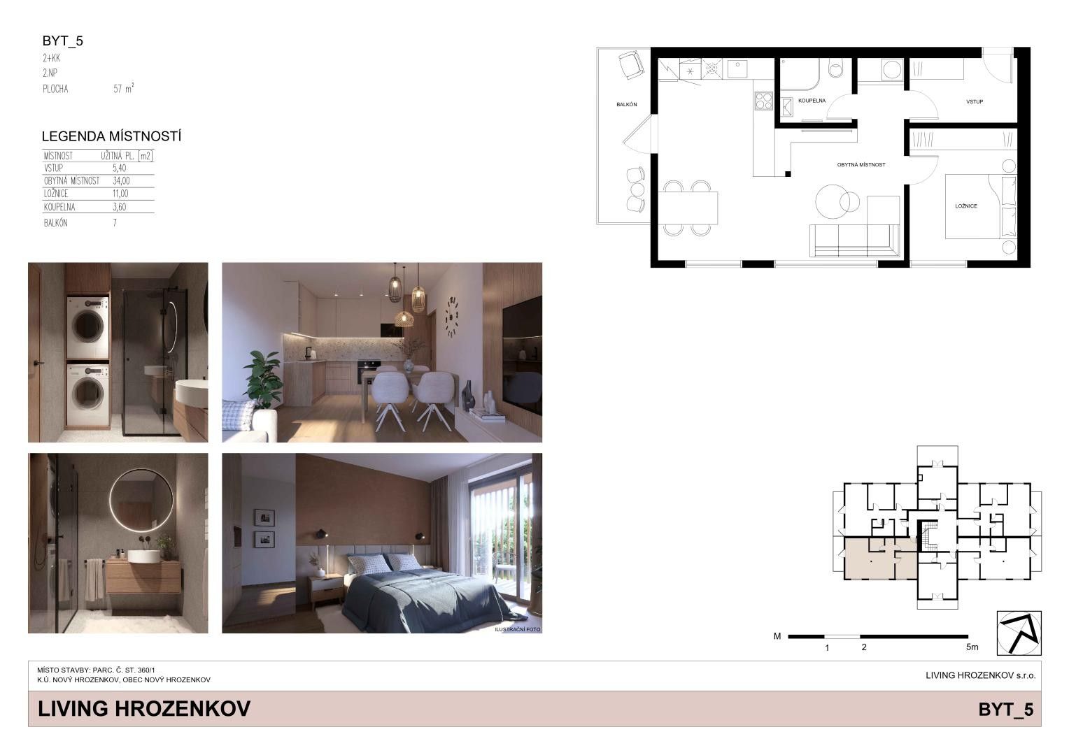Prodej byt 2+kk - Nový Hrozenkov, 57 m² - 2