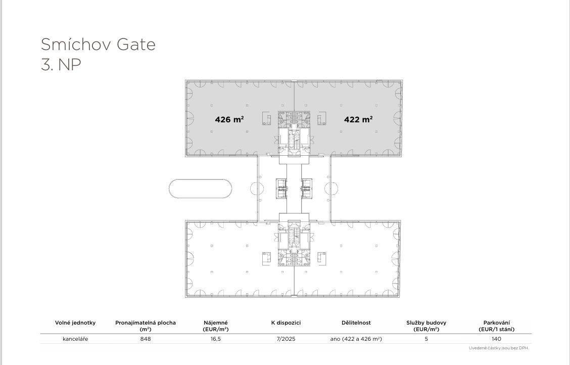 Kancelář · 413 m² · Plzeňská 3217, Praha Smíchov - 3