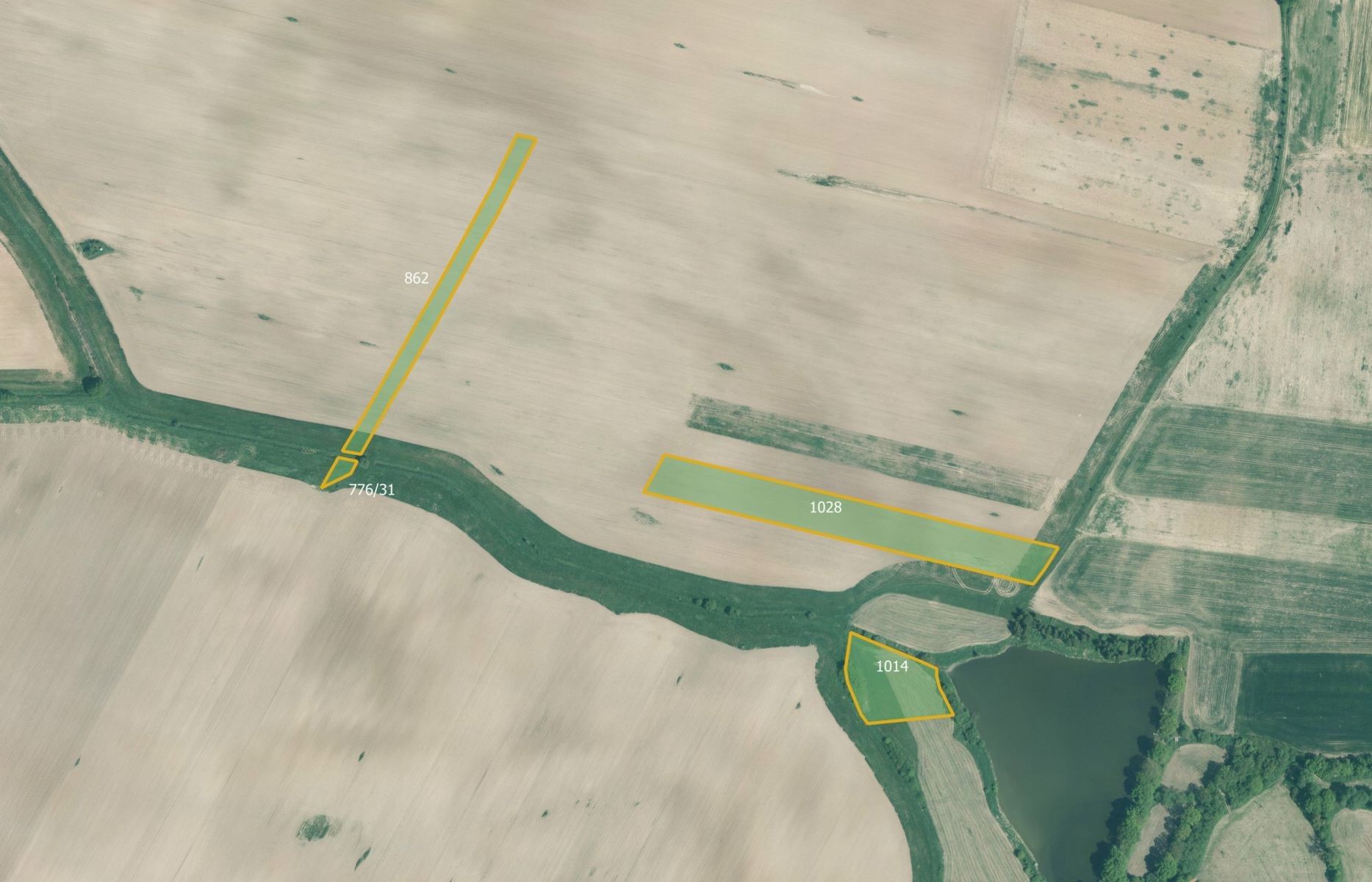 Prodej zemědělský pozemek - Kluky