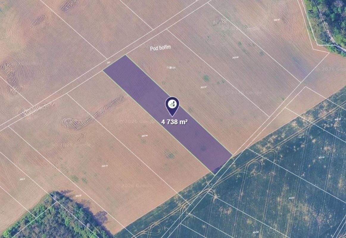 Zemědělský pozemek, 4 738 m²