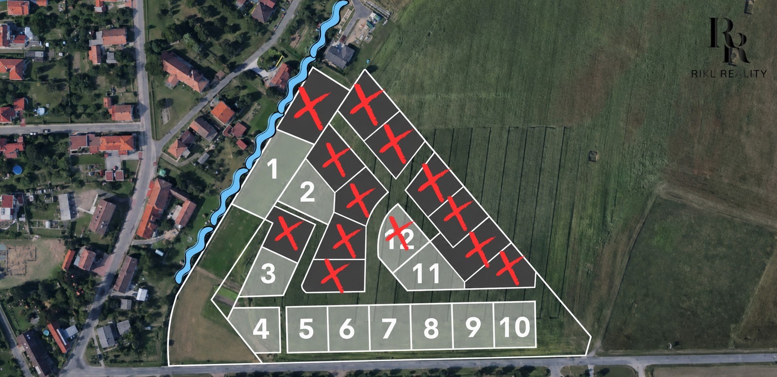 Pozemek pro bydlení · 981 m² · Ráby - 4