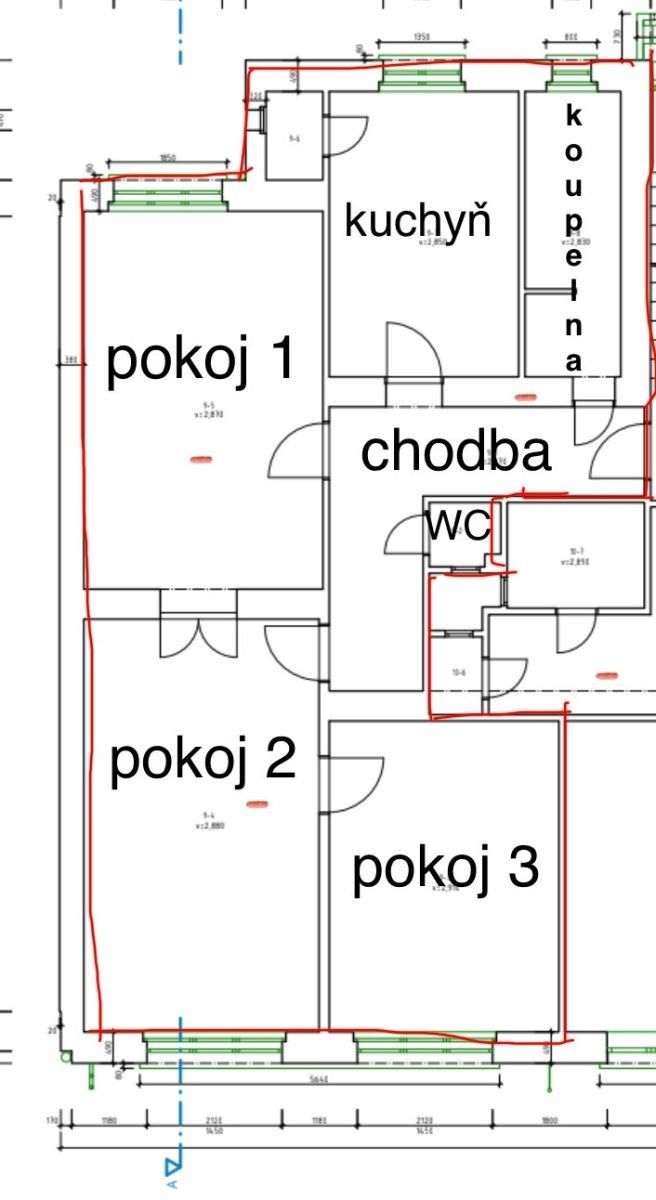 Pronájem byt 3+1 - Riegrova, České Budějovice - České Budějovice 3, Jihočeský kraj, 100 m² - 5