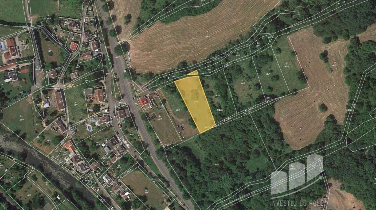 Zemědělské pozemky, Soutěsky, Malá Veleň, 2 597 m²