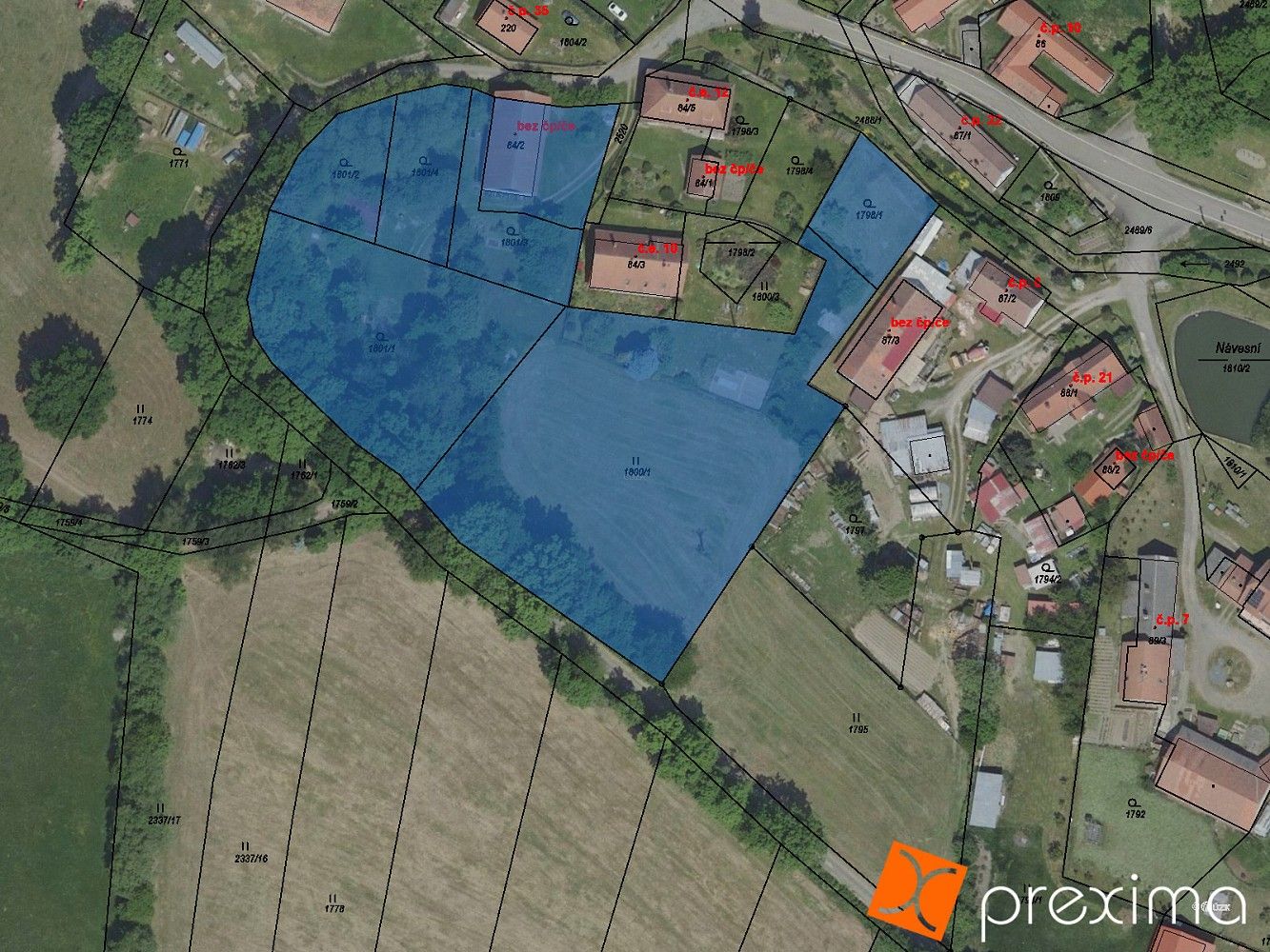Pozemky pro bydlení, Chrášťany, okres Benešov - 1