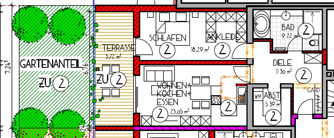 2+1, Mühlstr. 13a, , Bavorsko, 69 m² - 2