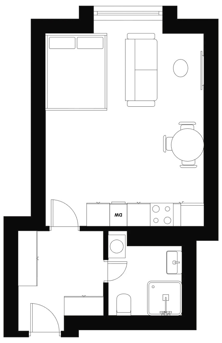 Byt 1+kk · 30 m² · Brtnická, Praha - Michle - 3
