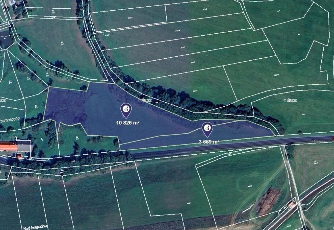 Louka, 14 495 m²