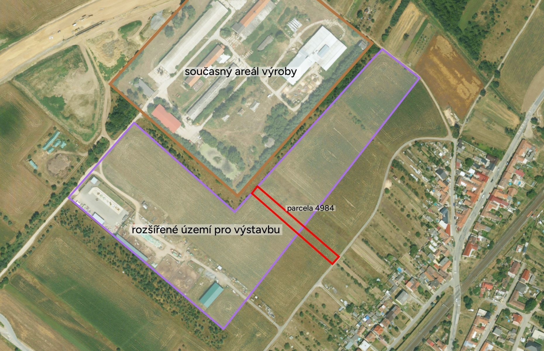 Prodej komerční pozemek - Moravský Písek