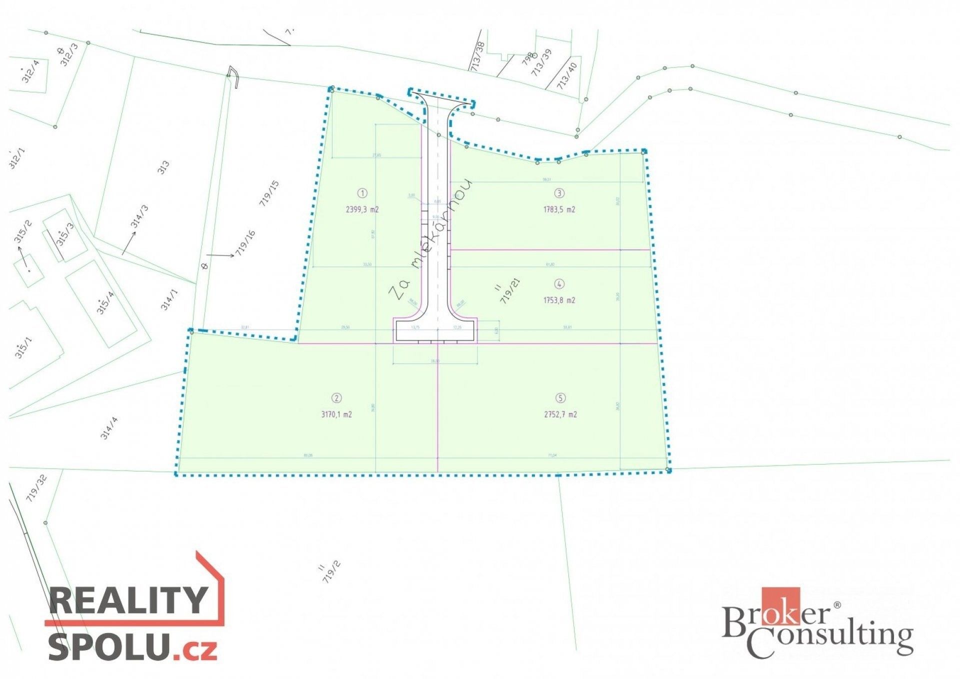 Prodej komerční pozemek - Horní Planá