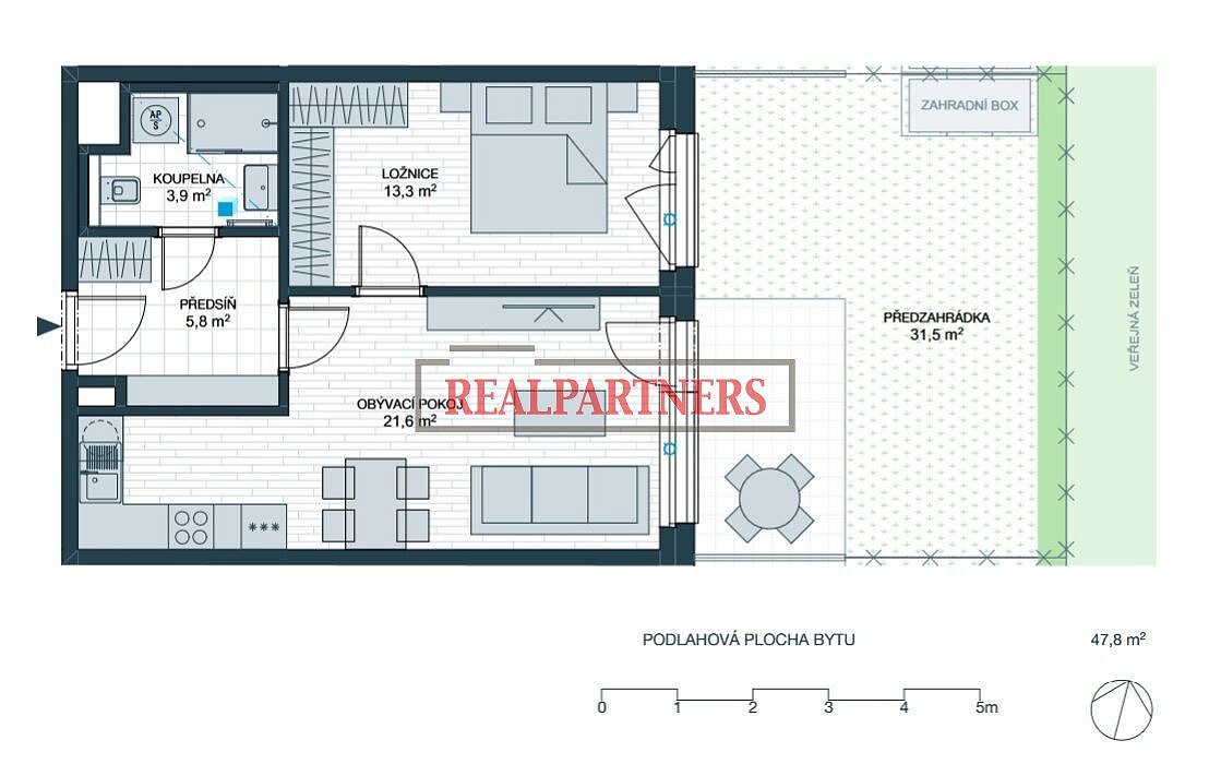 2+kk, Kladno, 48 m² - 2