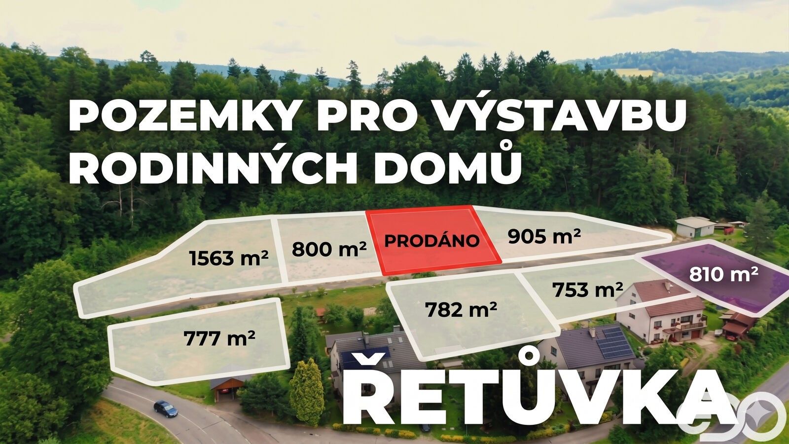 Pozemky pro bydlení, Řetůvka, 810 m² - 1