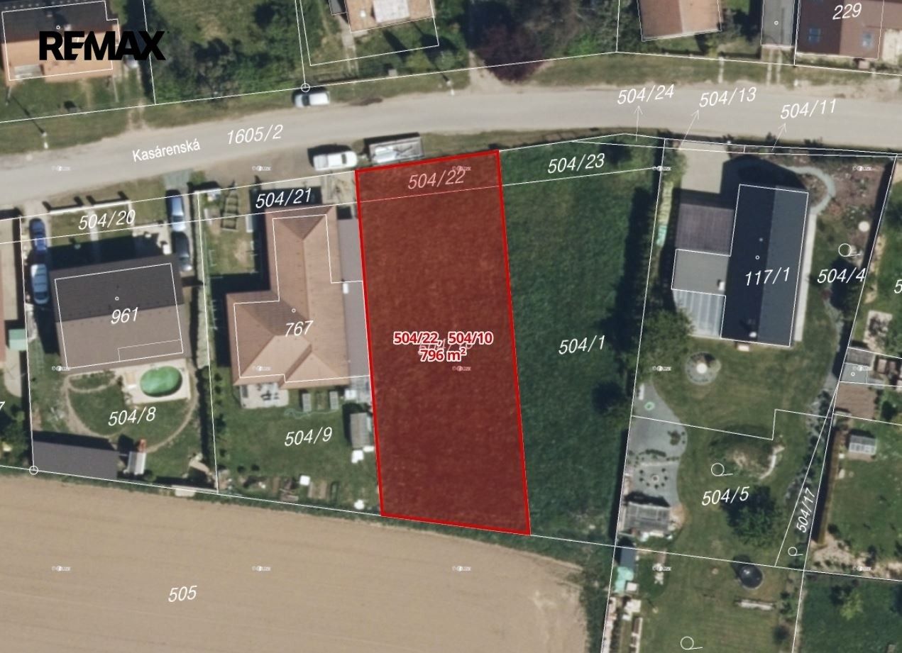 Pozemek pro bydlení · 796 m² · Kasárenská  , Opatovice nad Labem - 3