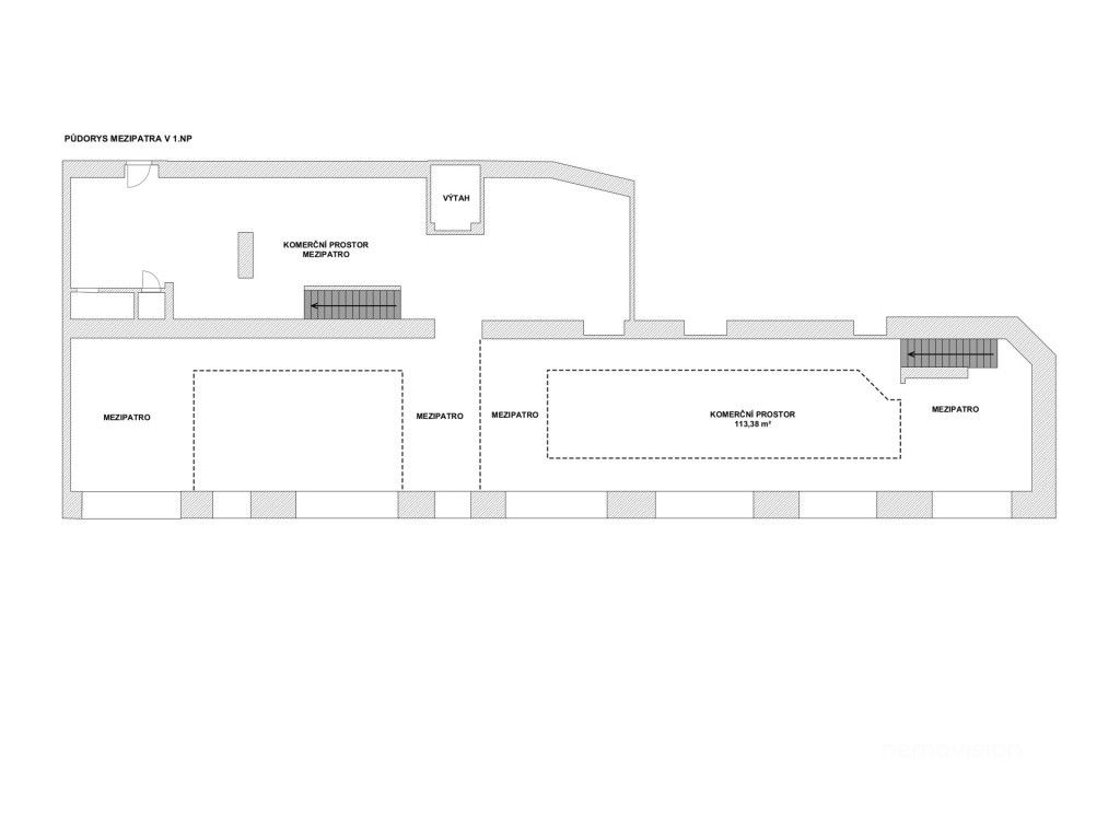 Obchodní prostory, 345 m²