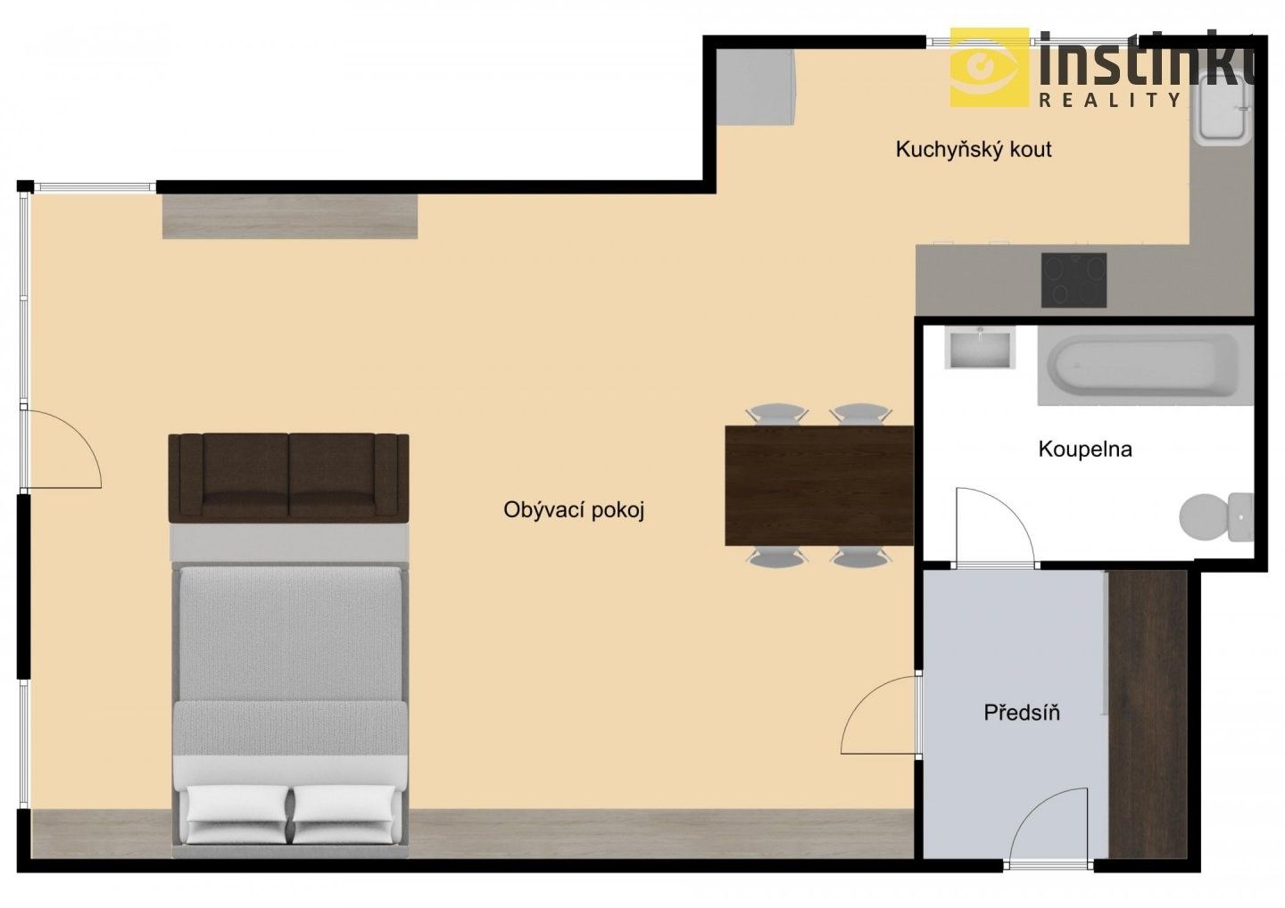 Pronájem byt 1+kk - Herlíkovická, Praha, 86 m²