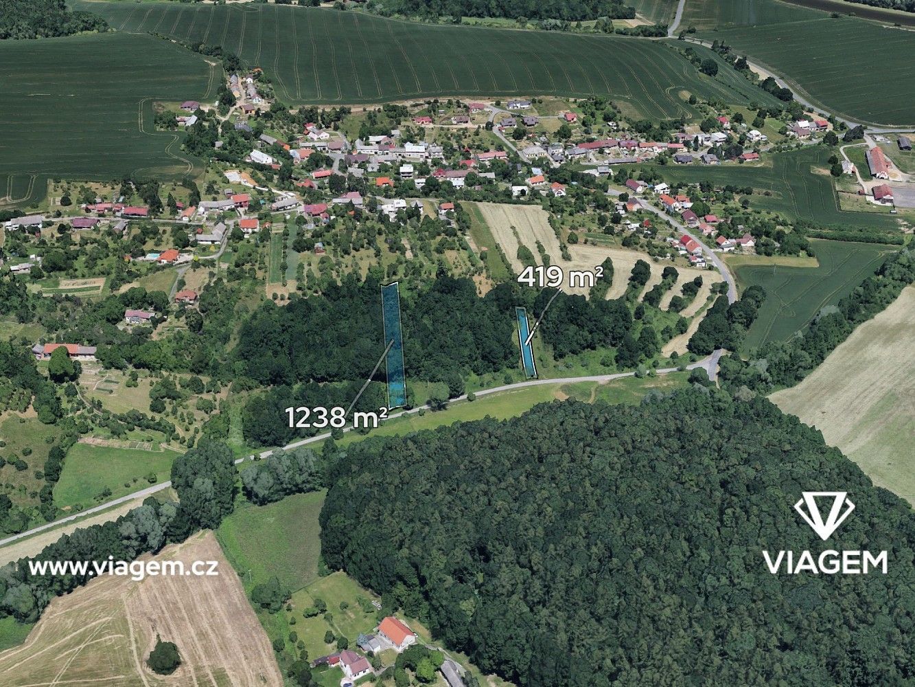 Zemědělské pozemky, Bělov, okres Zlín, Zlínský kraj