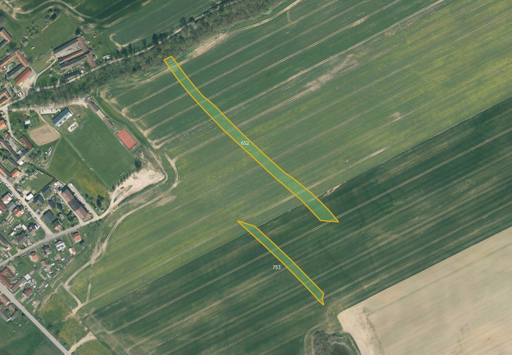 Zemědělské pozemky, Svinky, Vlastiboř