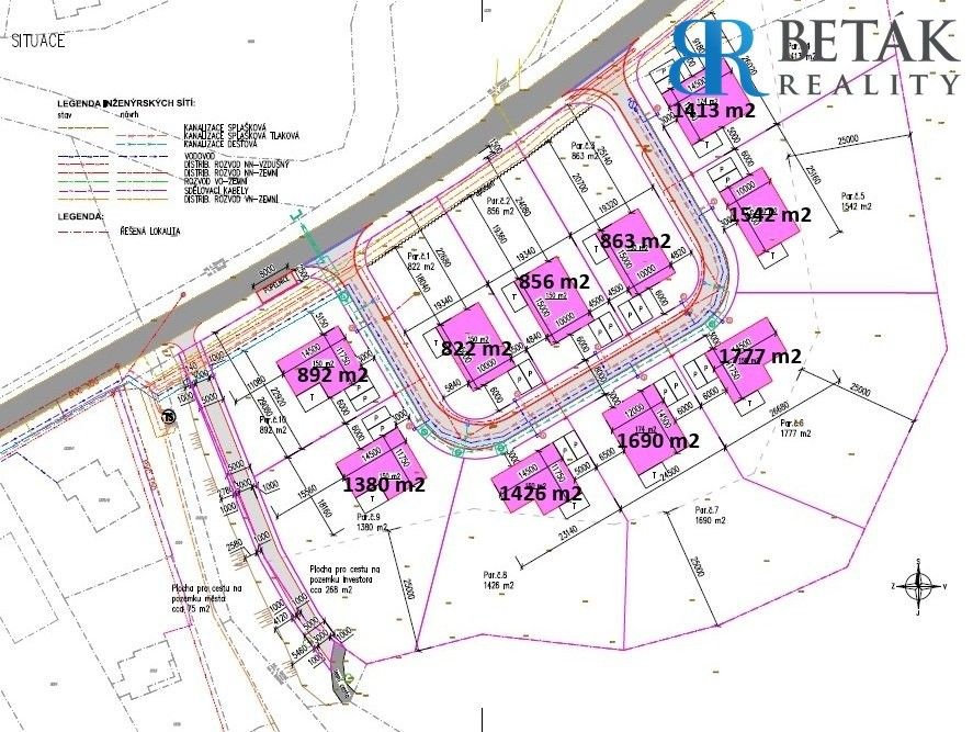 Prodej pozemek pro bydlení - VII-Čekyně, Přerov