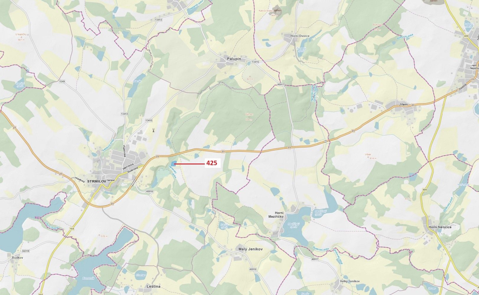 Prodej les - Strmilov, okres Jindřichův Hradec, Jihočeský kraj - 1