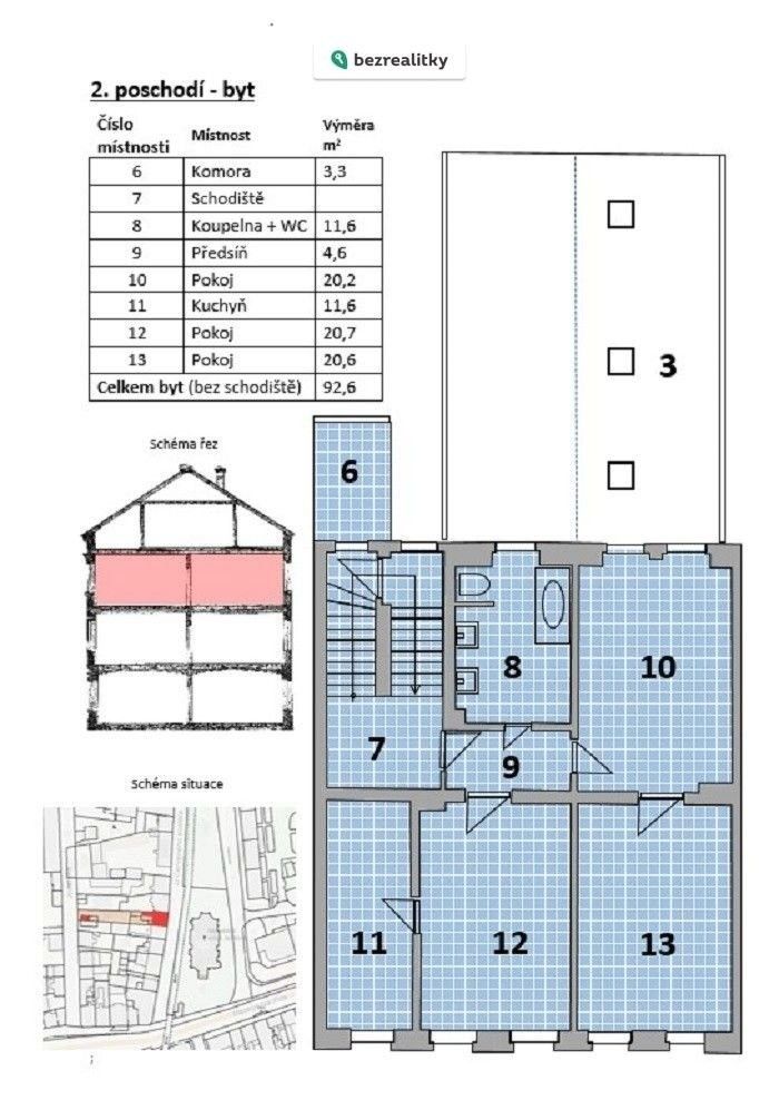 Rodinné domy, U Červeného kostela 33, Teplice Trnovany, 161 m² - 2