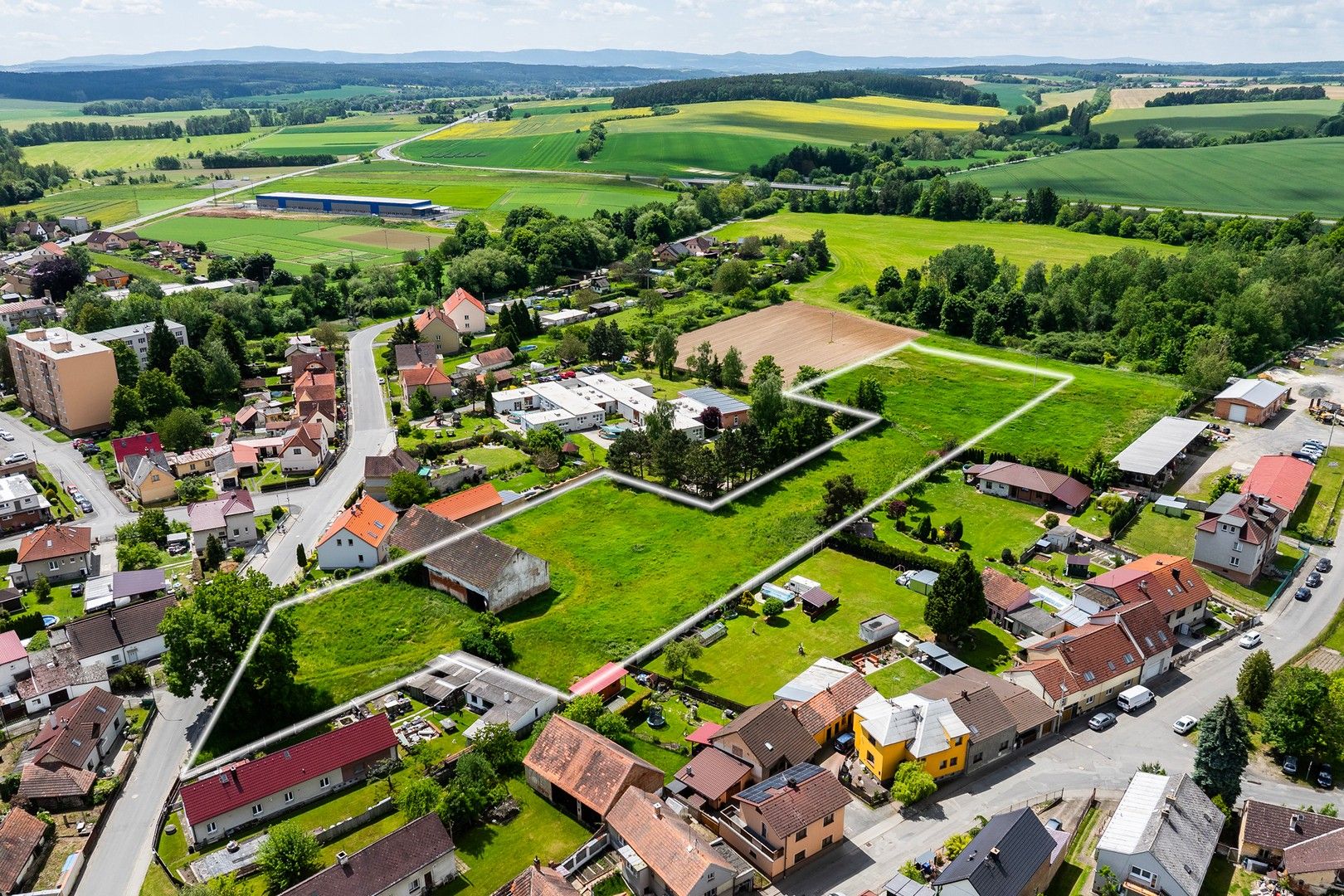 Pozemky pro bydlení, Staňkov, 10 396 m² - 2