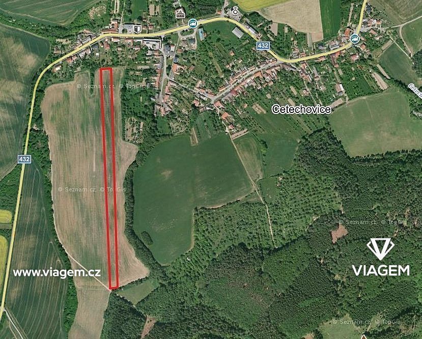 Prodej zemědělský pozemek - Cetechovice, okres Kroměříž, Zlínský kraj - 2