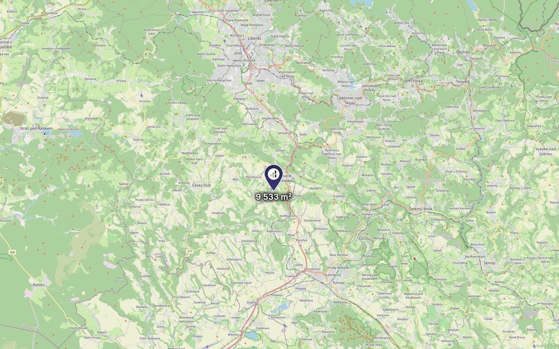 Zemědělský pozemek · 1 907 m² · Hodkovice nad Mohelkou - 3